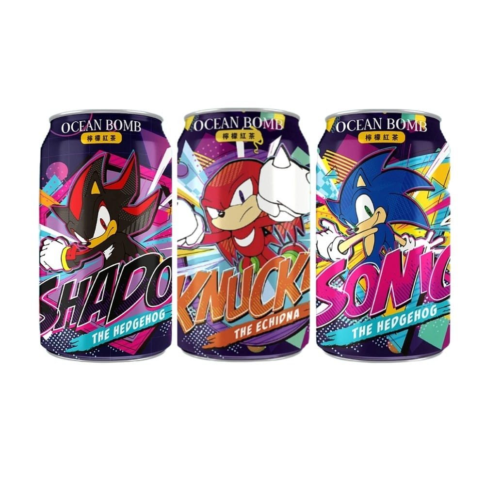Ocean Bomb Sonic Lemon Black Tea (Randomly) 330 ml