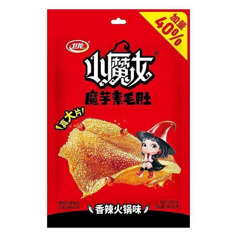 卫龙小魔女魔芋素毛肚 112 克