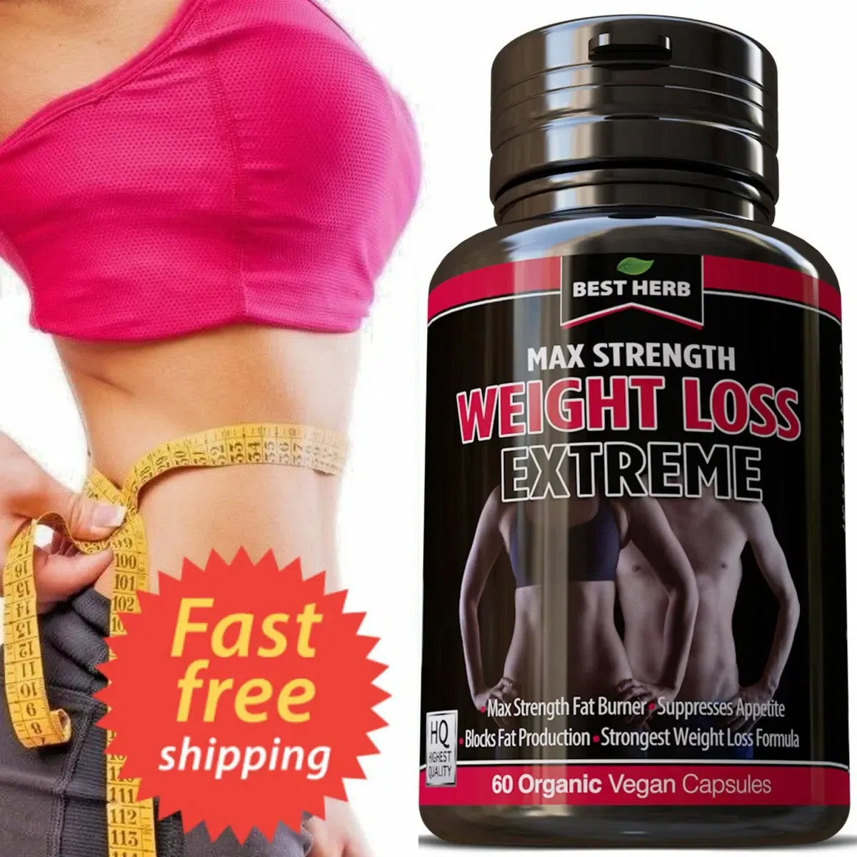 EXTREME WEIGHT LOSS SLIMMING PILL DIET 60 CAPSULES 1 pack