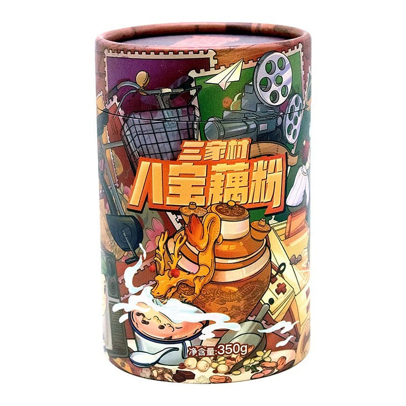 Sanjiacun – West Lake Lotus Root Powder with Osmanthus, Red Bean, and Lotus Seed 350 g
