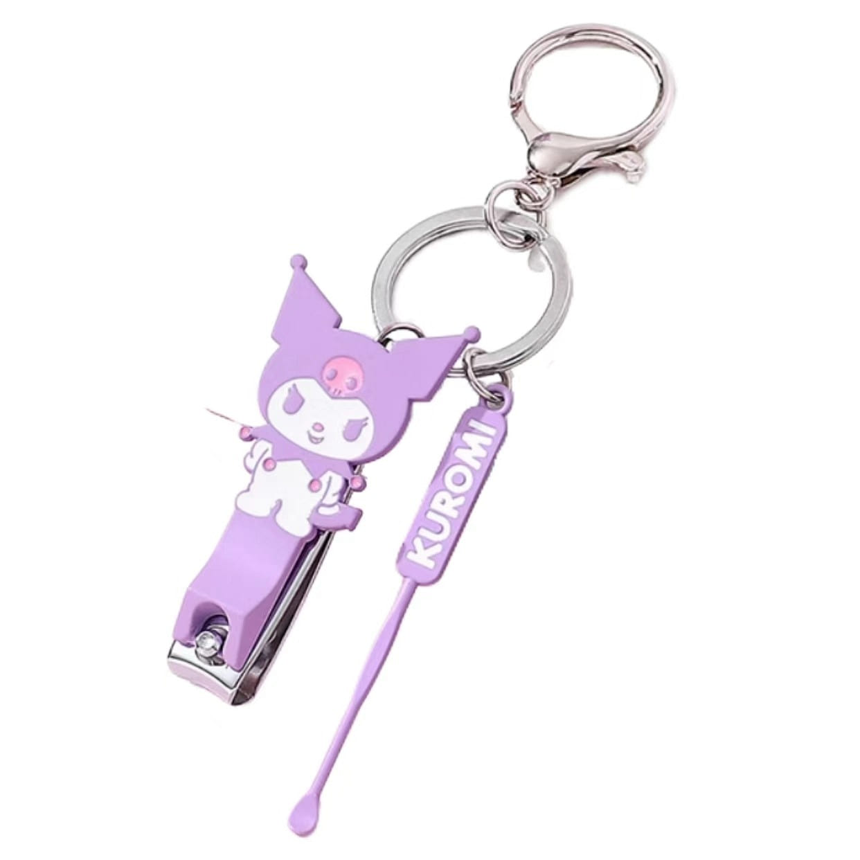 Nail Clippers Drop Glue Nail Clippers Small And Portable Home-Kuromi Purple 1 count