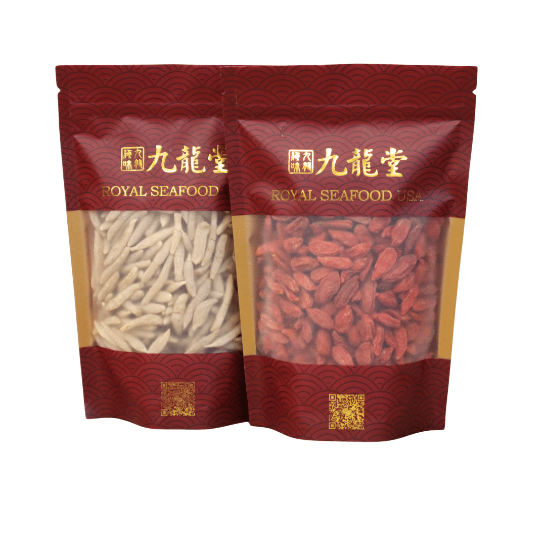 Royal Seafood USA Premium Tea Bundle Radix Ophiopogon8oz+Dried GOJI Berry8oz 16 oz