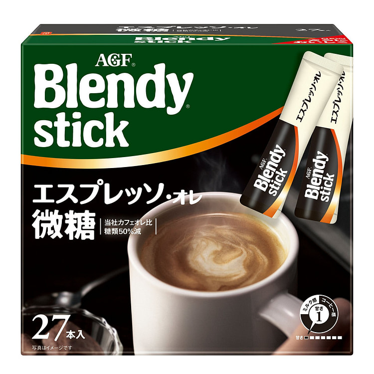 AGF Blendy Espresso Low Sugar Latte 27p 1 count
