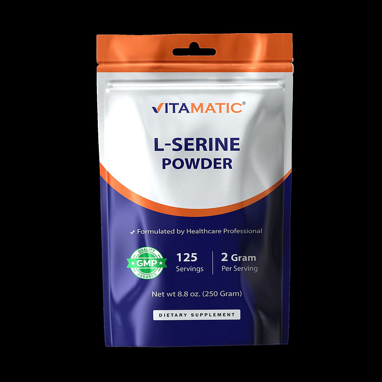 Vitamatic L-Serine Pure Powder 250 Gram 1 each