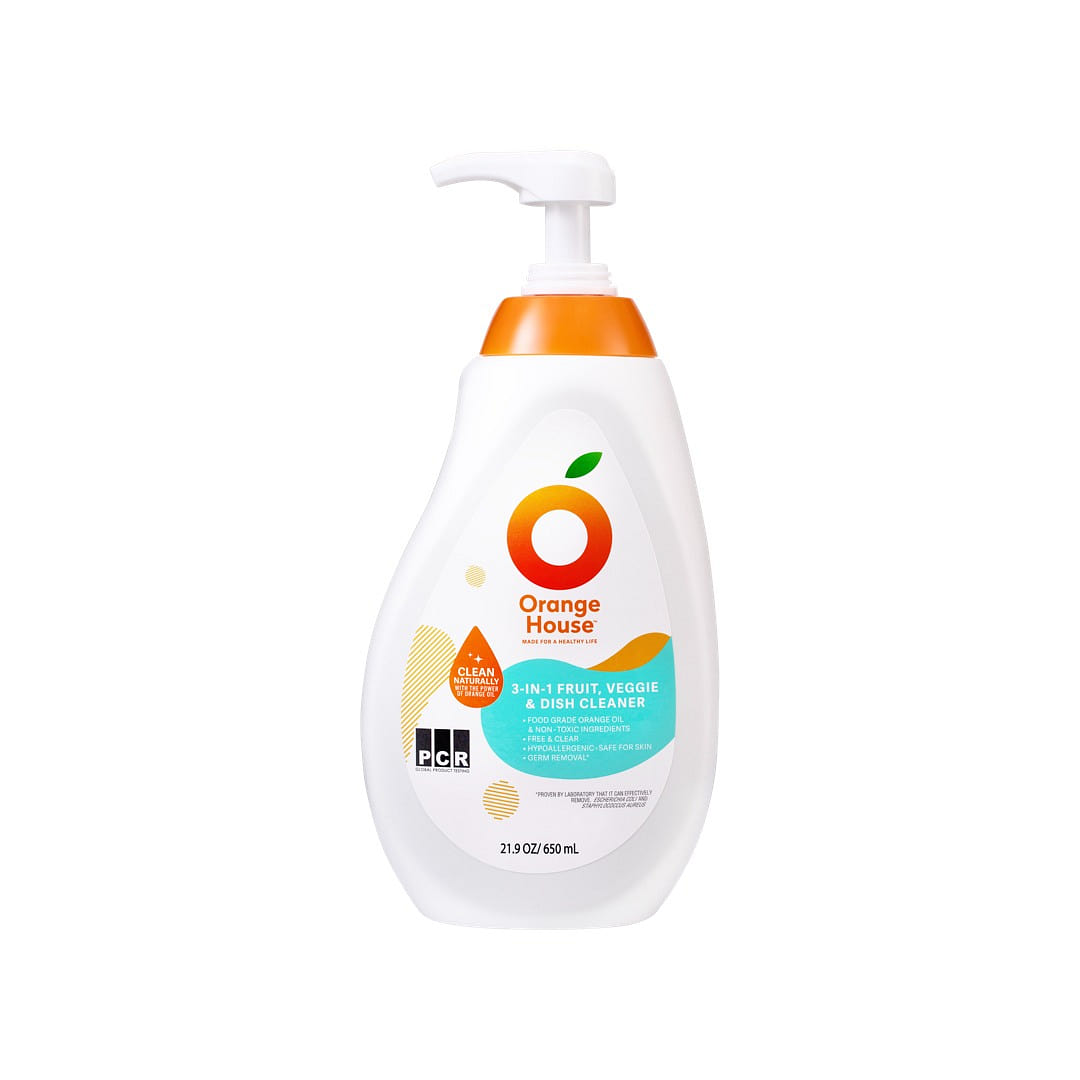 Orange House 3-in-1 Fruit, Veggie & Dish Cleaner 650 ml