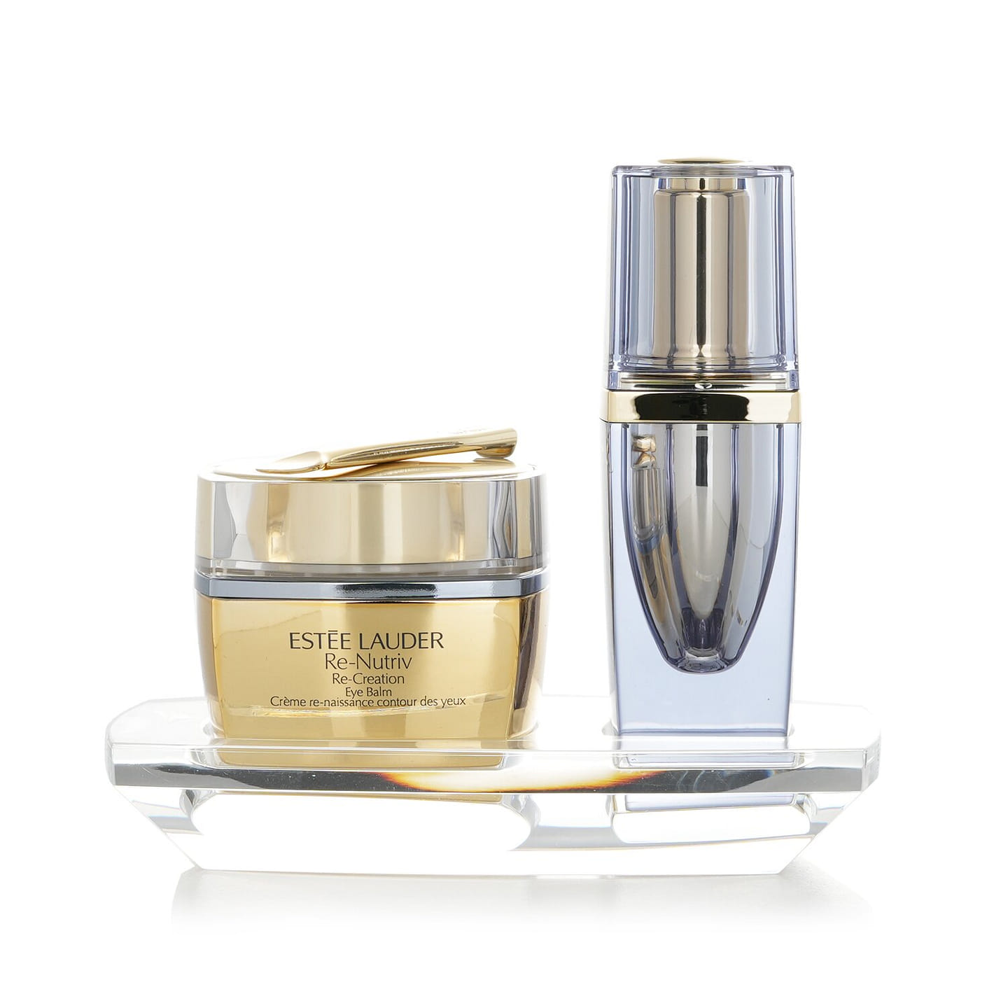 Estee Lauder Re-Nutriv Re-Creation Eye Balm: Eye Balm 15ml + Night Serum 4ml 2 bottle