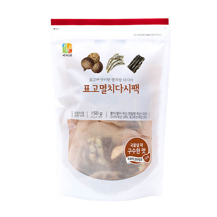 Seokha Shiitake Anchovy Dashi Pack 150g 1 each