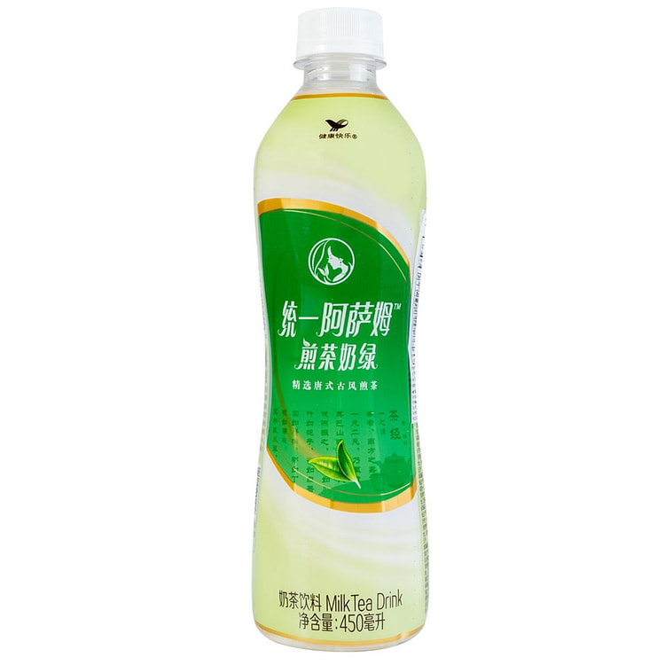 统一阿萨姆奶茶煎茶奶绿味 450ml