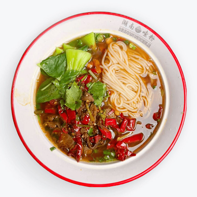Spicy Stir-Fried Beef Rice Noodle Soup 750 g