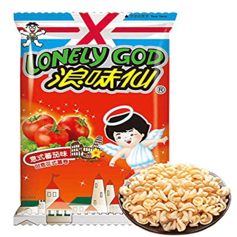 LONELY GOD Tomato Flavor Potato Twists 70 g