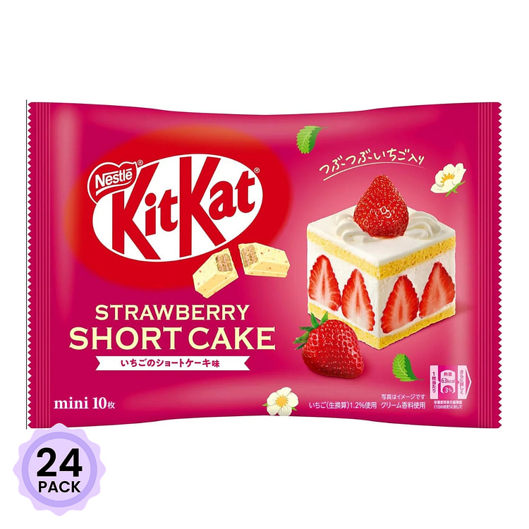 ネスレ　キットカット　ミニ　ストロベリーショートケーキ 4.09 オンス*24 パック