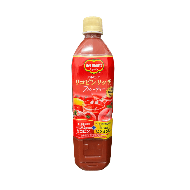 DEl Monty Peach Tomato Juice, Japanese original, delicious and tasty 800 ml