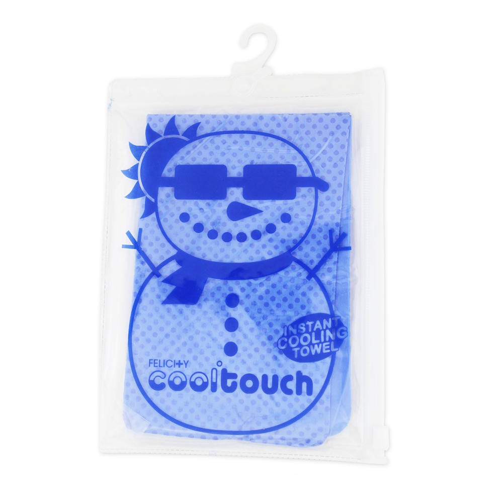 Cool Touch - Instant Cooling Towel - Blue Dots 1 each