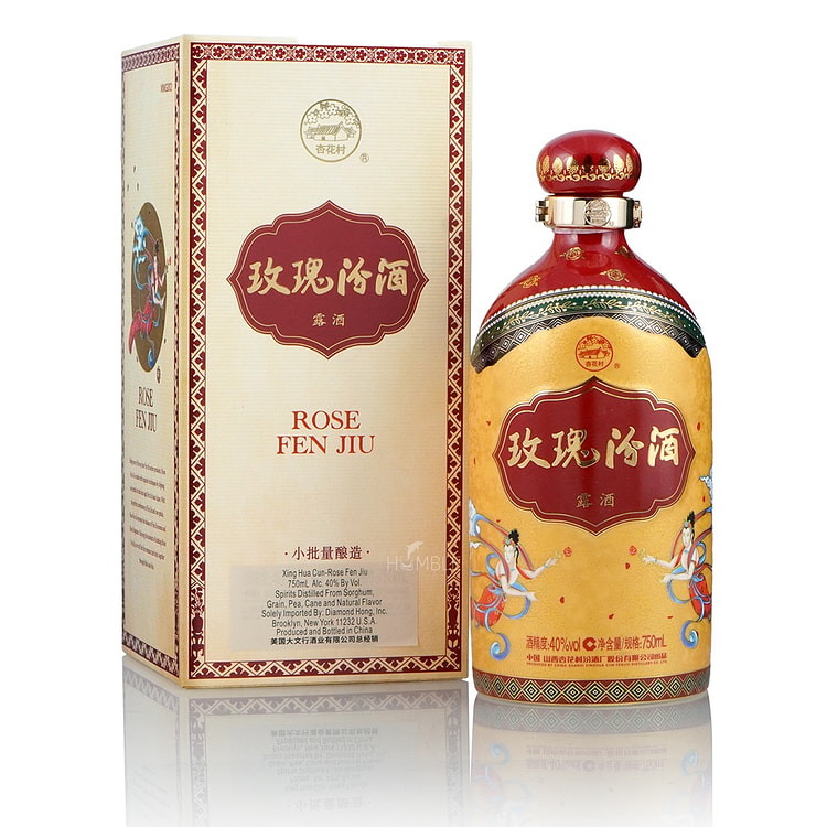 杏花村汾酒小批量酿造玫瑰露酒 750 毫升