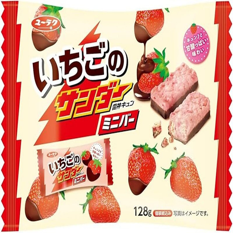 Black Thunder Crispy Strawberry Chocolate Biscuit
