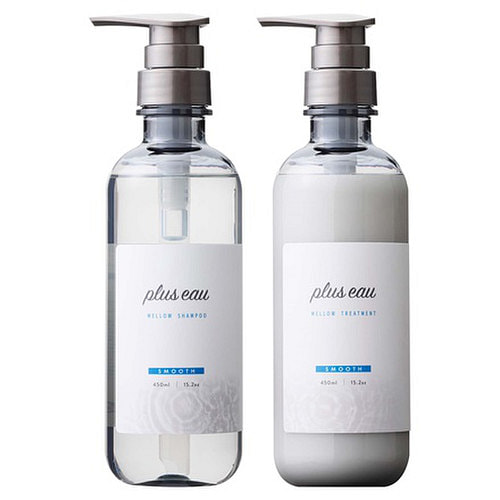 Plus eau 保湿顺滑洗发套装450ml*2