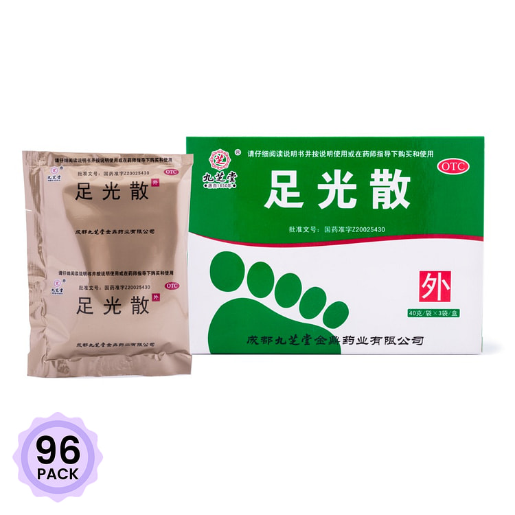 九芝堂 足光散(40gx3) 1 盒*96 包