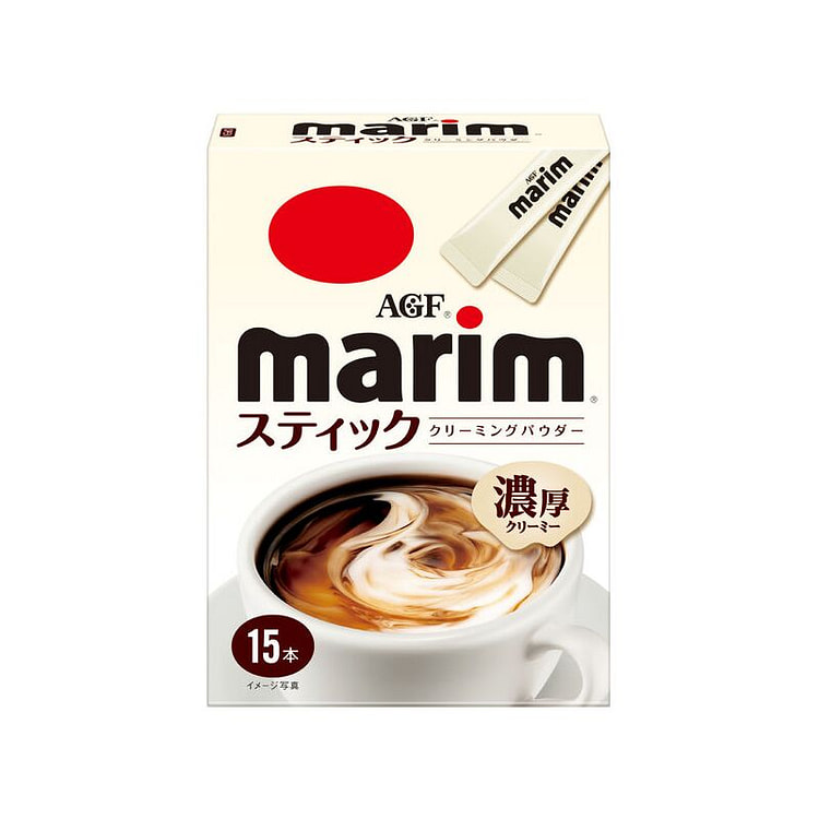 AGF Marim速溶咖啡伴侣奶棒 15条