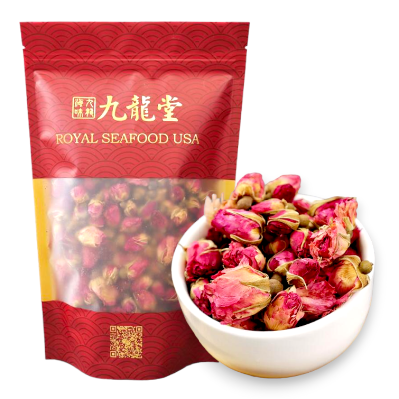 Premium Grade Large Dried Rose For Tea 4 oz