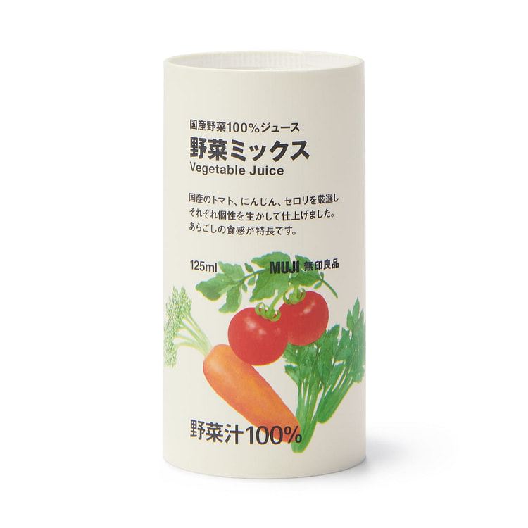 无印良品  100%蔬菜汁 125ml