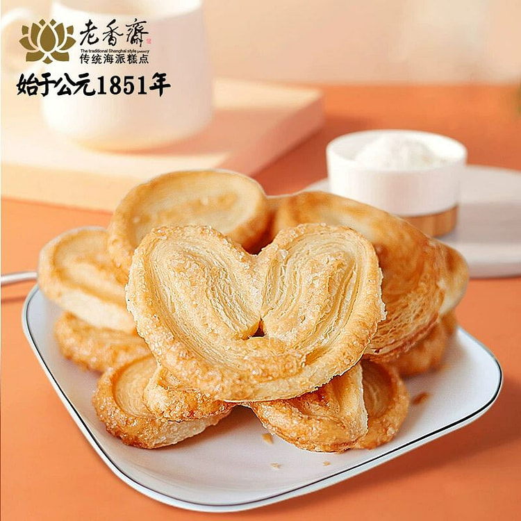 老香斋蝴蝶酥奶香原味200g