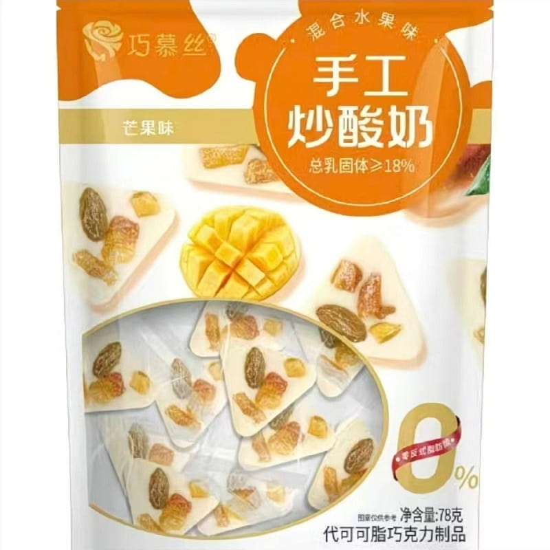 Qiaomusi Stir fried Yogurt Mango Flavor 78g1 Pack 78 g