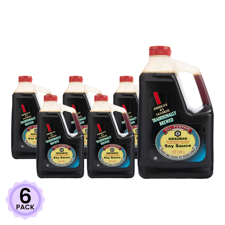 Kikkoman Soy Sauce 64 fl.oz*6 pack