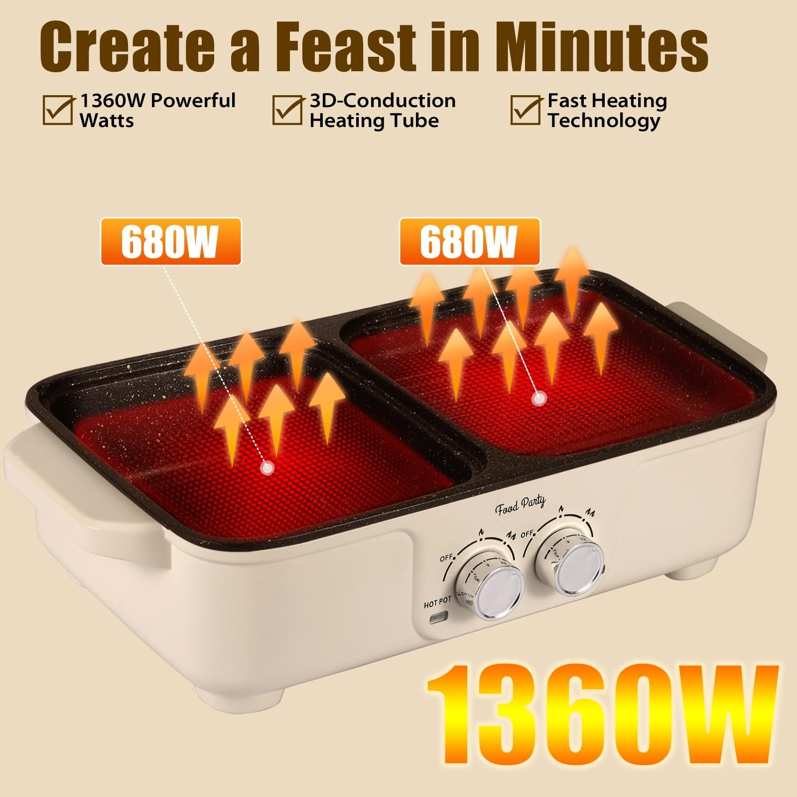 Hot Pot Electric Grill 2 in 1 Korean BBQ Grill 1 each - Weee!