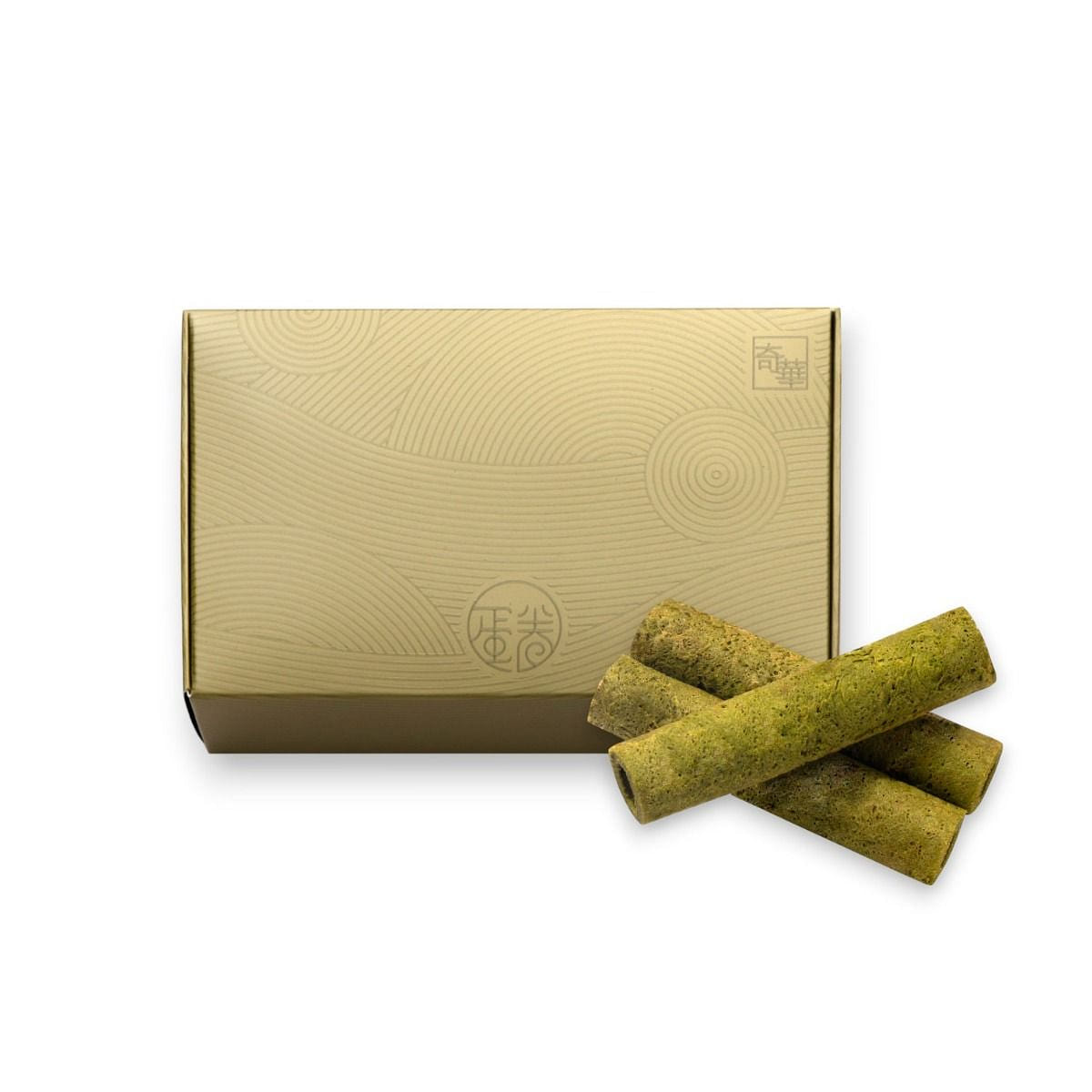 [HK] Matcha Crispy Eggrolls (Wafer Rolls) 1 each