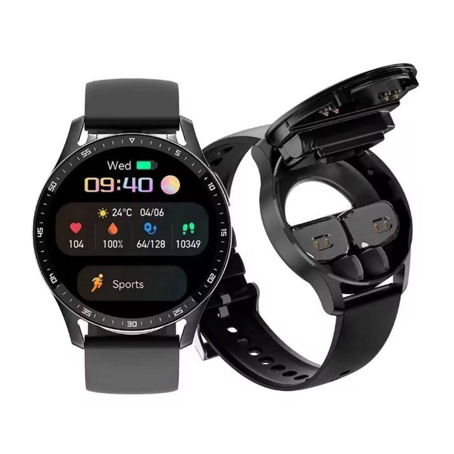 X10 2-in-1 TWS Wireless Bluetooth Smart Watchblack 1 each