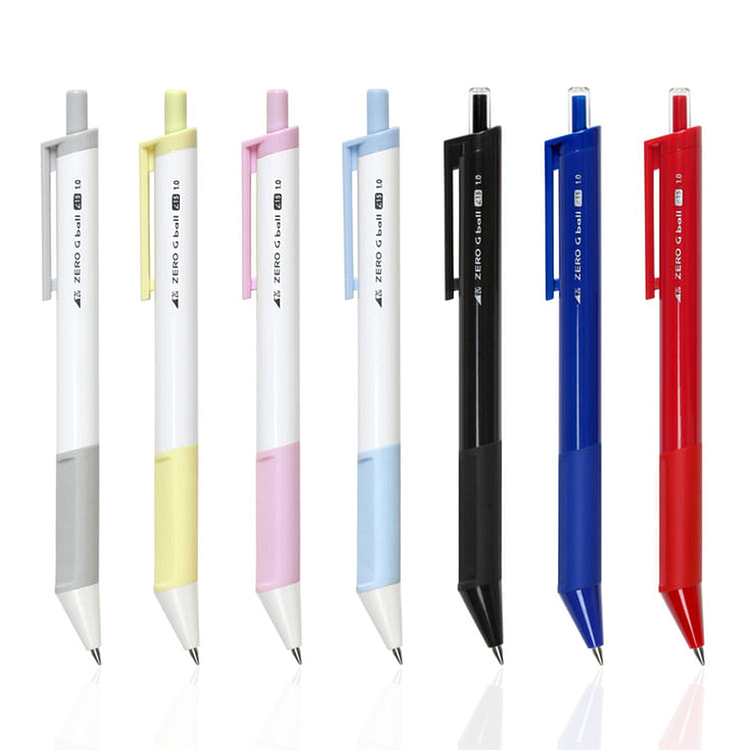ZERO G Ball Ergonomic Multi-Color Pen 7 Pks 1.0mm