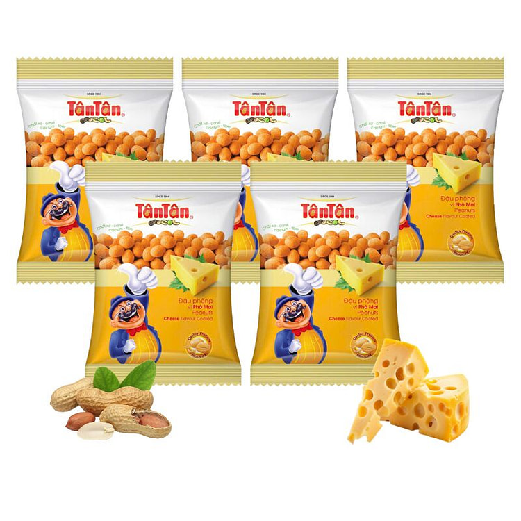 Tan Tan Peanut with Cheese Flavour 5Count