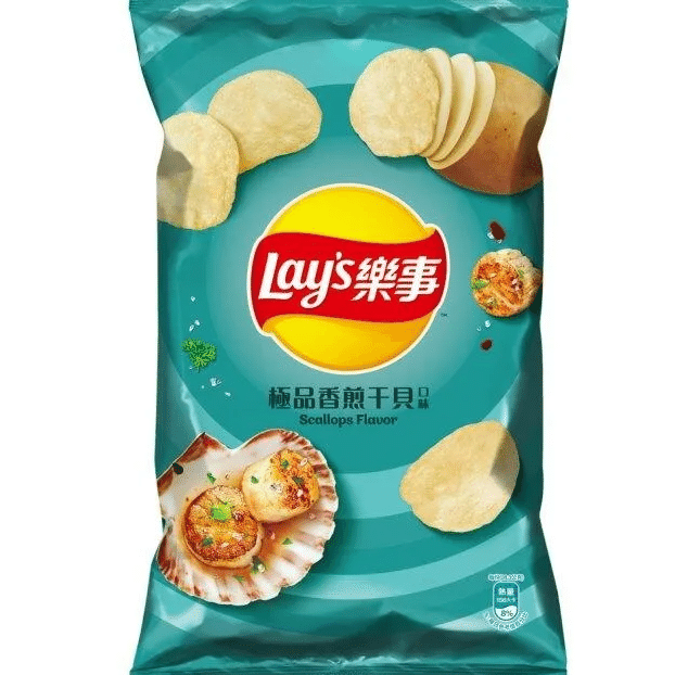 Grilled Scallop Flavor Potato Chips 59.5 g