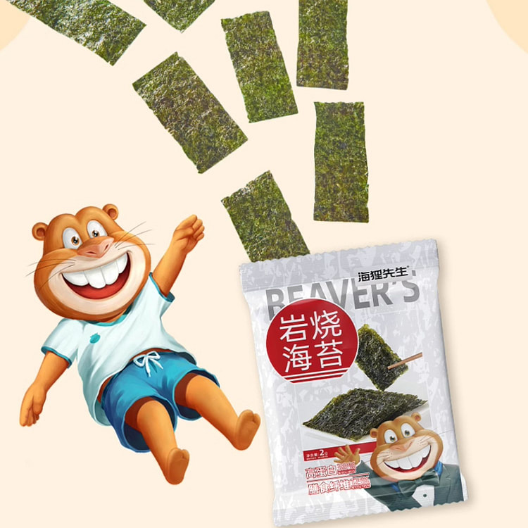 海狸先生岩烧海苔即食 2g*32包