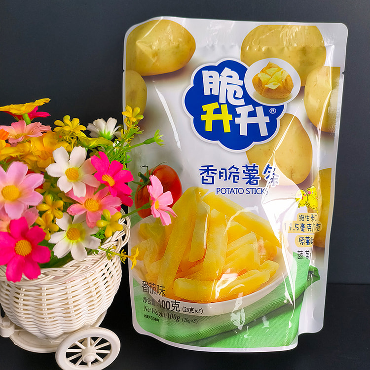 脆升升 香脆薯条 大包装 碳烤和牛味