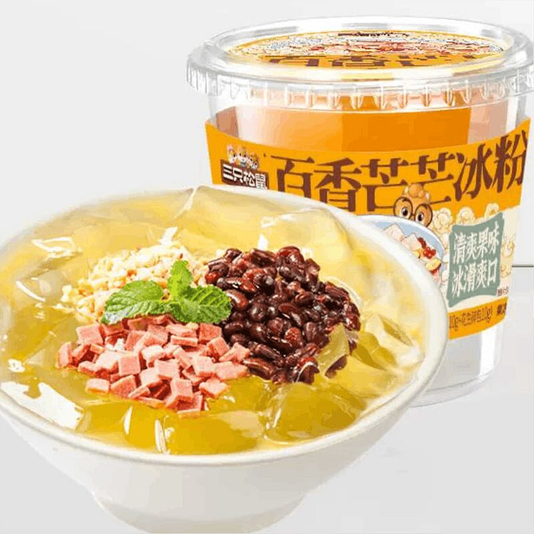 三只松鼠冰粉百香果芒果