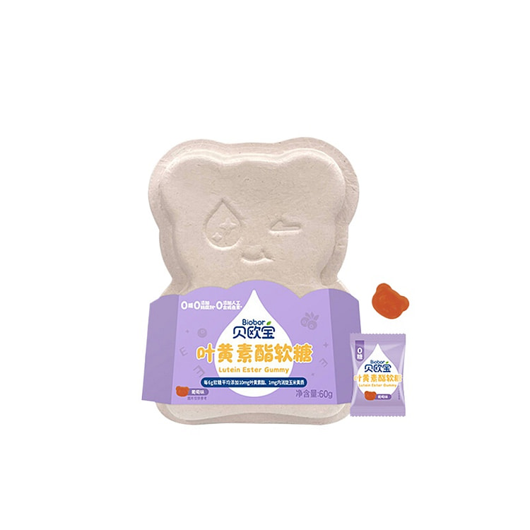 贝欧宝无糖叶黄素酯软糖60g*1盒