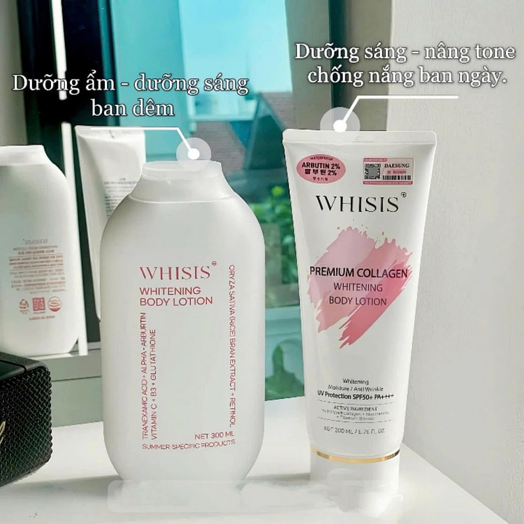 WHISIS 胶原蛋白润肤露套装 2 件产品