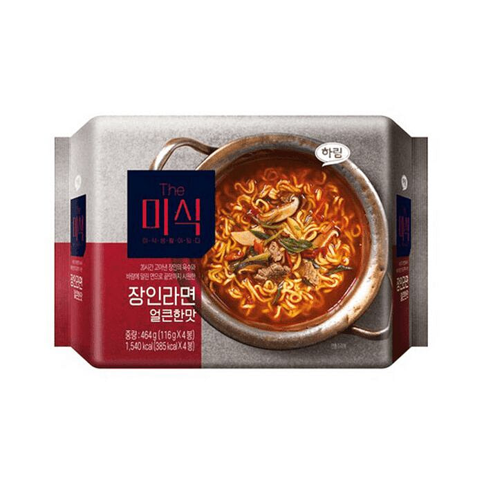 Harim Artisan Ramen Spicy Flavor - 116g x 4 Packs 464 g