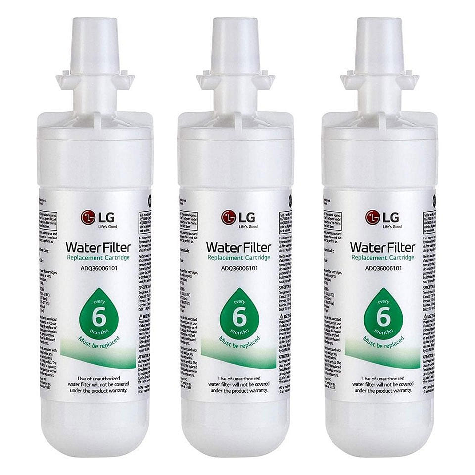 3-Pk LG LT700P-6 Month/200 Gallon Capacity Replacement Refrigerator Water Filter 0.9 lb