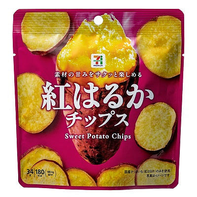 Seven Premium Beni Haruka Sweet Potato Chips - 34g 1 each