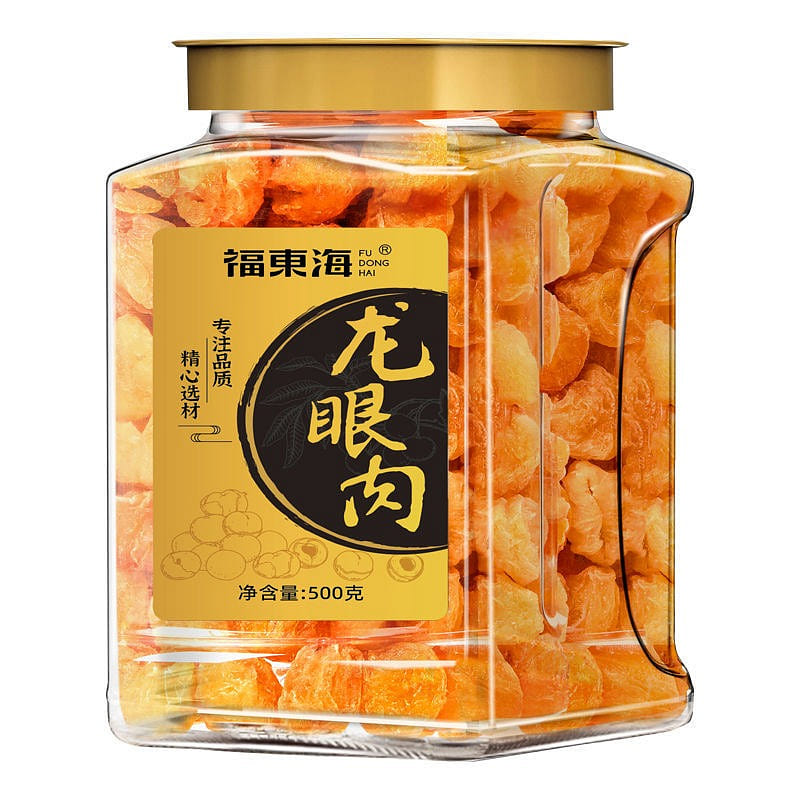 Fudonghai 9Aseedless longan meat in season 500g. 1 can