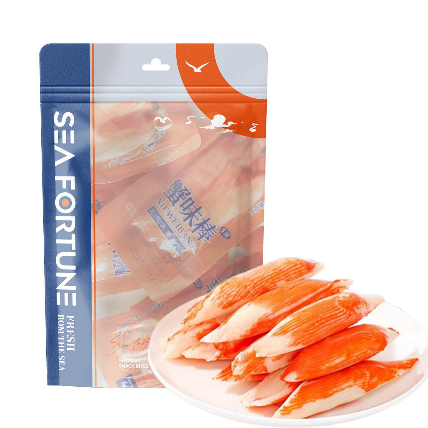 Crab Stick(Spicy) Seafood snack 100 그램