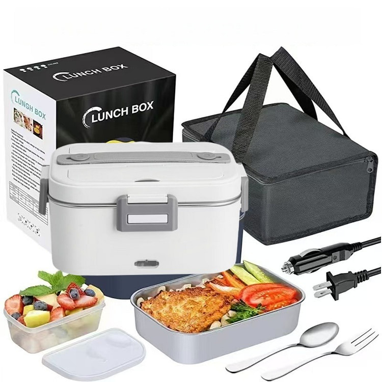 12V/24V/110V Car/Home Rice Cooker 1.8L White
