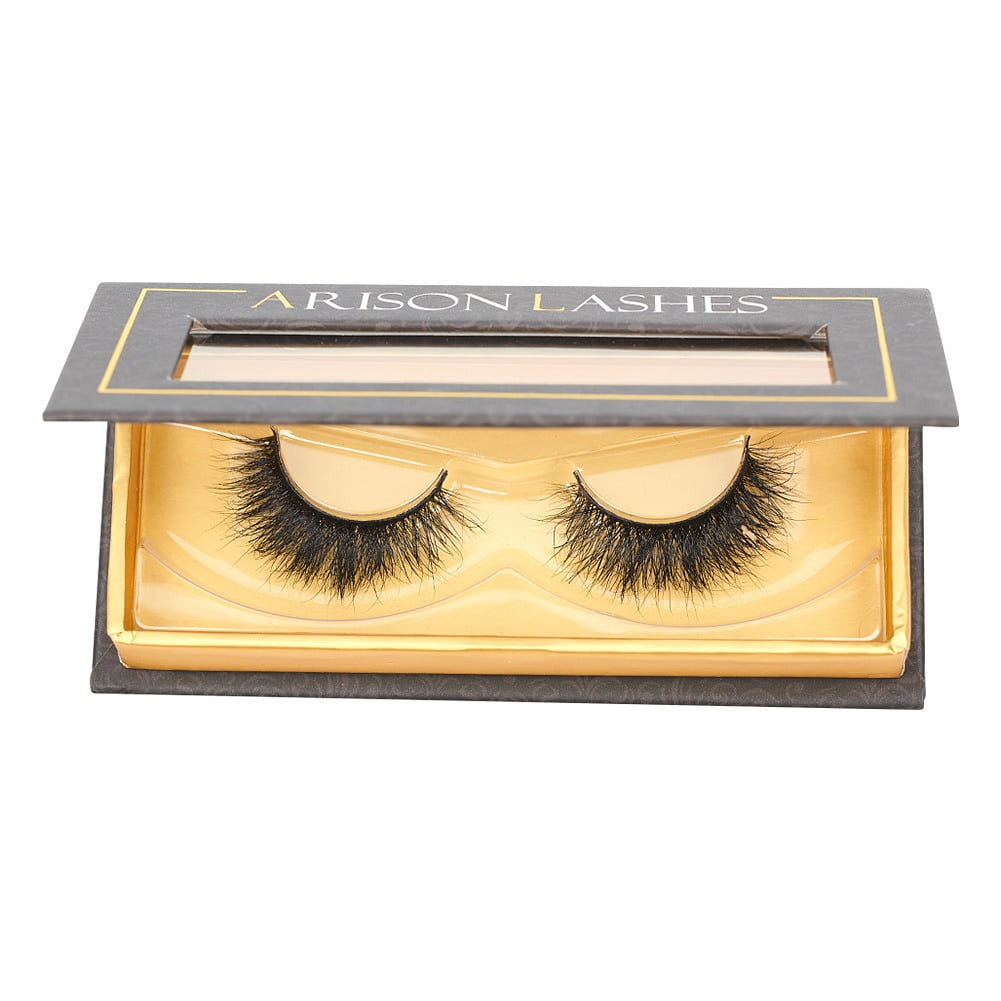Wispy Mink Lashes Fluffy Eye Lashes Natural Look 3D Fake Eyelashes, Cat 1 box