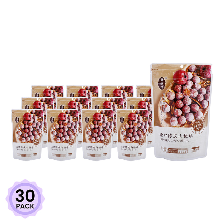 膳源泽 清口陈皮山楂球 160 克*30 包
