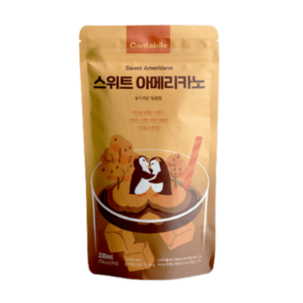 Cantabile Korean Drink Pouch Sweet Americano 230 ml
