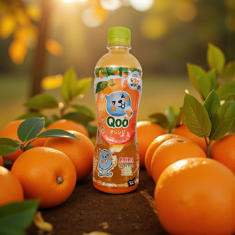 Coca Cola Minute Maid Japan Qoo Orange Juice Drink 425 ml