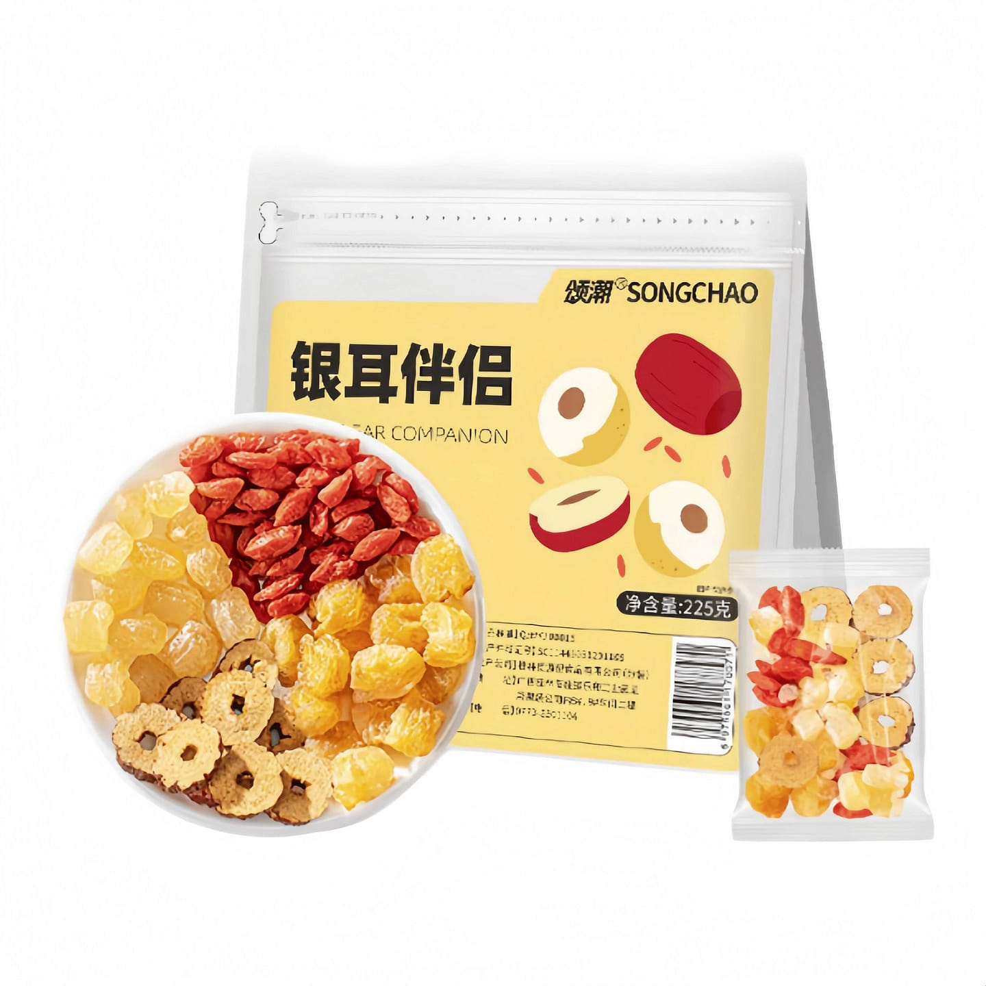 Red Date Slices and Dried Longan 225g*1 Bag 225 g