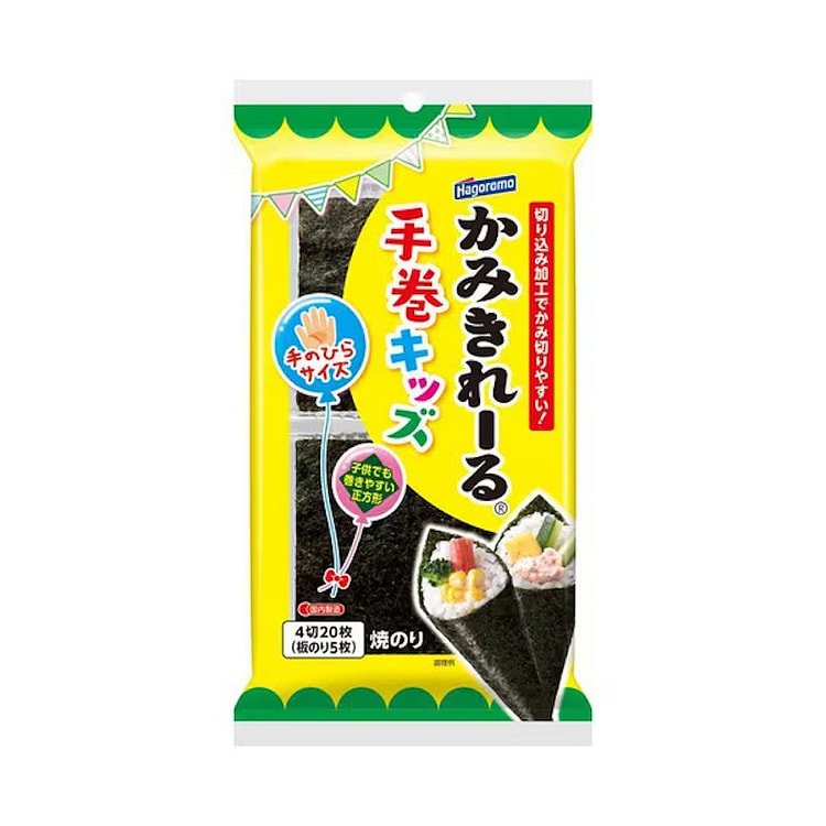 Hagoromo Easy-to-Bite Roasted Nori 20 Sheets 1 each